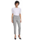 ფოტო #4 პროდუქტის Petite Heathered Slim-Leg Mid-Rise Top