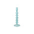 Candleholder Romimex Blue Glass 9 x 27 x 9 cm