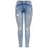 Фото #3 товара ONLY Blush Life Mid Waist Skinny Raw Ankle DT jeans
