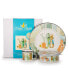 Фото #1 товара Peter and the Watering Can Enamelware Collection 3 Piece Kids Dinner Set