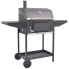 Фото #1 товара BBQ Charcoal Smoker with Bottom Shelf Black