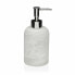 Soap Dispenser Versa White Marble Resin ABS (17,5 cm)