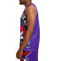 Mitchell Ness Big Face MSTKBW19068-TRAPURP Basketball Vest for Trendy Clothing and Training