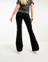 Vero Moda jersey flares with high waist in black Черный, L - EU 40 - фото #4