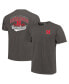 Men's Graphite Nebraska Huskers Baseball Comfort Colors T-Shirt Серый, L - фото #1