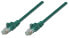 Фото #1 товара Intellinet Network Patch Cable - Cat6A - 0.25m - Green - Copper - S/FTP - LSOH / LSZH - PVC - RJ45 - Gold Plated Contacts - Snagless - Booted - Lifetime Warranty - Polybag - 0.25 m - Cat6a - S/FTP (S-STP) - RJ-45 - RJ-45
