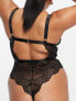 Фото #2 товара ASOS DESIGN Curve Sienna lace soft body in black