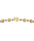 Фото #3 товара Браслет EFFY Ruby Diamond Flower Link Bracelet