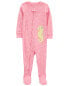 Toddler 1-Piece Sea Horse 100% Snug Fit Cotton Footie Pajamas 5T