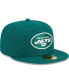 Фото #1 товара Men's Green New York Jets Main 59FIFTY Fitted Hat
