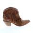 Фото #1 товара Rawhide 5076 Womens Brown Leather Slip On Cowboy Western Boots