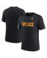 ფოტო #1 პროდუქტის Men's Heather Black Tennessee Volunteers Blitz Evergreen Legacy Primary Tri-Blend T-Shirt