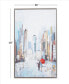 Фото #5 товара Canvas City Framed Wall Art with Silver-Tone Frame, 36" x 2" x 48"