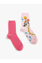 2'li Çiçekli Soket Çorap Seti
