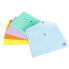 LIDERPAPEL Folder dossier brooch polypropylene DIN A4 opaque light blue 50 sheets