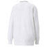 Puma Team Fancy Fleece V Neck Sweatshirt Womens Size M 53918002