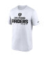 Фото #3 товара Men's White Las Vegas Raiders Legend Community Performance T-shirt