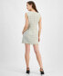 Фото #2 товара Juniors' Tweed Fringe-Hem Sheath Dress