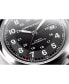 ფოტო #4 პროდუქტის Men's Swiss Automatic Khaki Field Brown Leather Strap Watch 42mm H70555533