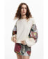 ფოტო #1 პროდუქტის Women's Sweatshirt with printed sleeves M. Christian Lacroix