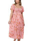 ფოტო #1 პროდუქტის Maternity Libby Floral Smocked Dress