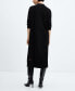 Фото #2 товара Women's Round-Neck Knitted Dress