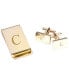 ფოტო #6 პროდუქტის Gold Plated Cufflinks and Money Clip Set