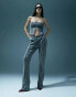 Фото #5 товара Murci wide leg joggers co-ord in washed grey