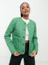 Фото #10 товара The North Face Ampato long quilted liner jacket in sage green Exclusive at ASOS