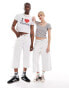 Фото #3 товара COLLUSION unisex skate jorts in reverse white