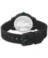 ფოტო #3 პროდუქტის Kids L.12.12 Light Black Silicone Strap Watch 32mm