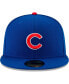 ფოტო #3 პროდუქტის Men's Royal Chicago Cubs On-Field 2023 World Tour London Series 59FIFTY Fitted Hat
