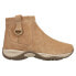 Фото #1 товара Easy Spirit Elton Round Toe Zippered Pull On Booties Womens Beige Casual Boots E