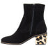 Фото #3 товара Crevo Jade Leopard Round Toe Zippered Booties Womens Size 6.5 B Casual Boots CW1