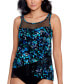 ფოტო #1 პროდუქტის Women's Sophisticat Mirage Underwire Tankini Top