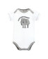 Baby Boys Organic Cotton Bodysuits, Endangered Safari