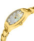 ფოტო #2 პროდუქტის Women's Lugano Swiss Quartz Gold-Tone Stainless Steel Watch 35mm