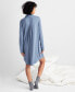 ფოტო #3 პროდუქტის Women's Fluid-Knit Collared Sleepshirt XS-3X, Created for Macy's