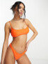 Public Desire x Paris Artiste hipster bikini brief in bright orange