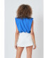 ფოტო #3 პროდუქტის Women's Padded Shoulder T-Shirt