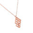 Designer bronze necklace Bee Rosegold