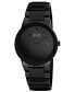 ფოტო #1 პროდუქტის Men's Eco-Drive Axiom Black Ion-Plated Stainless Steel Bracelet Watch 40mm AU1065-58E