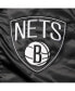 Men's Black Brooklyn Nets The Captain Ii Full-Zip Varsity Jacket