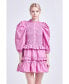 ფოტო #6 პროდუქტის Women's Smocking Detail Mini Dress