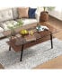 Modern Brown Glass Coffee Table