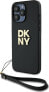 DKNY DKNY Wrist Strap Stock Logo - Etui iPhone 15 Pro Max (czarny) - фото #1