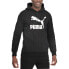 Puma Pinstripe Aop Pullover Hoodie Mens Size S Casual Outerwear 530179-01