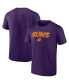 Men's Purple Phoenix Suns On Fire Hometown Collection T-shirt