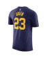 Фото #2 товара Men's Draymond Green Navy Golden State Warriors 2022/23 Statement Edition Name and Number T-shirt