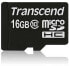Фото #2 товара Карта памяти Transcend microSDXC/SDHC 16 ГБ - 16GB MicroSDHC 90 MB/с - Черный